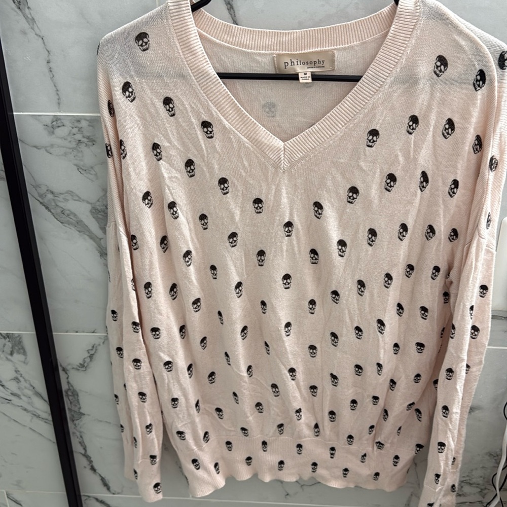 Philosophy v neck sweater